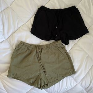 H&M divided soft shorts